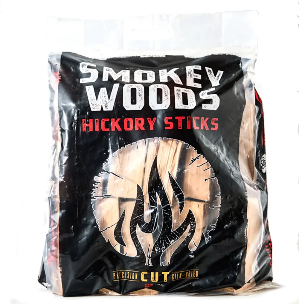 Smokey Woods™ Bagged Hickory Mini Log Wood Splits 1