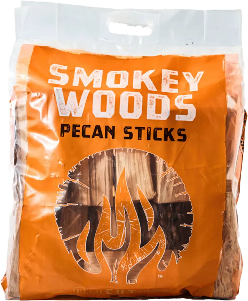 Smokey Woods™ Bagged Pecan Mini Log Wood Splits 1