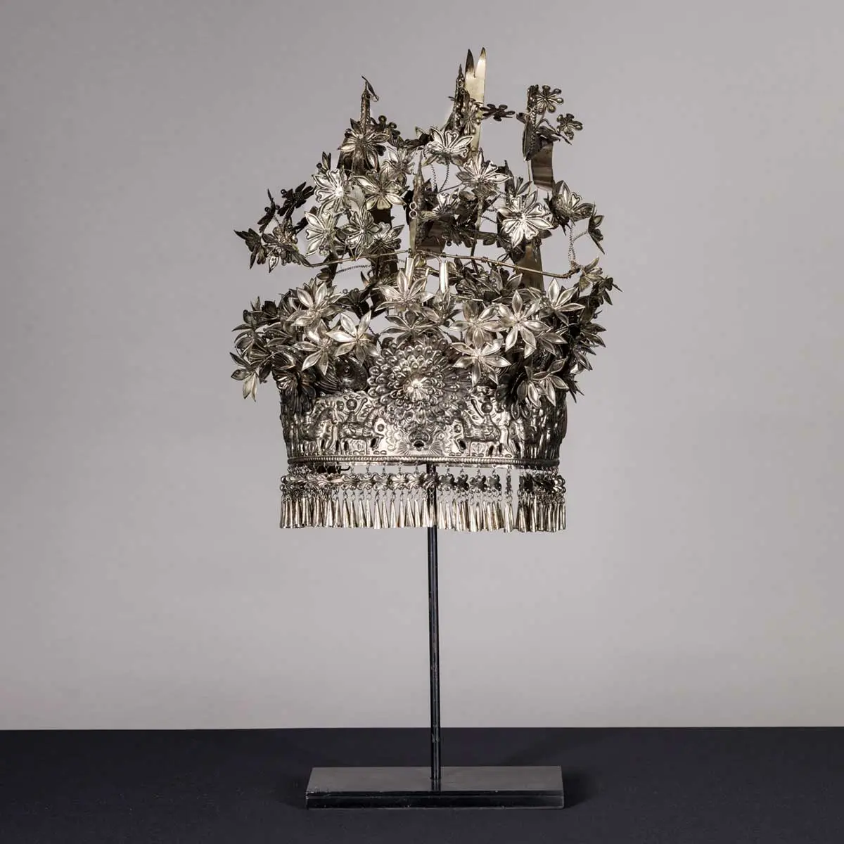 Miao Headdress From Laos 1