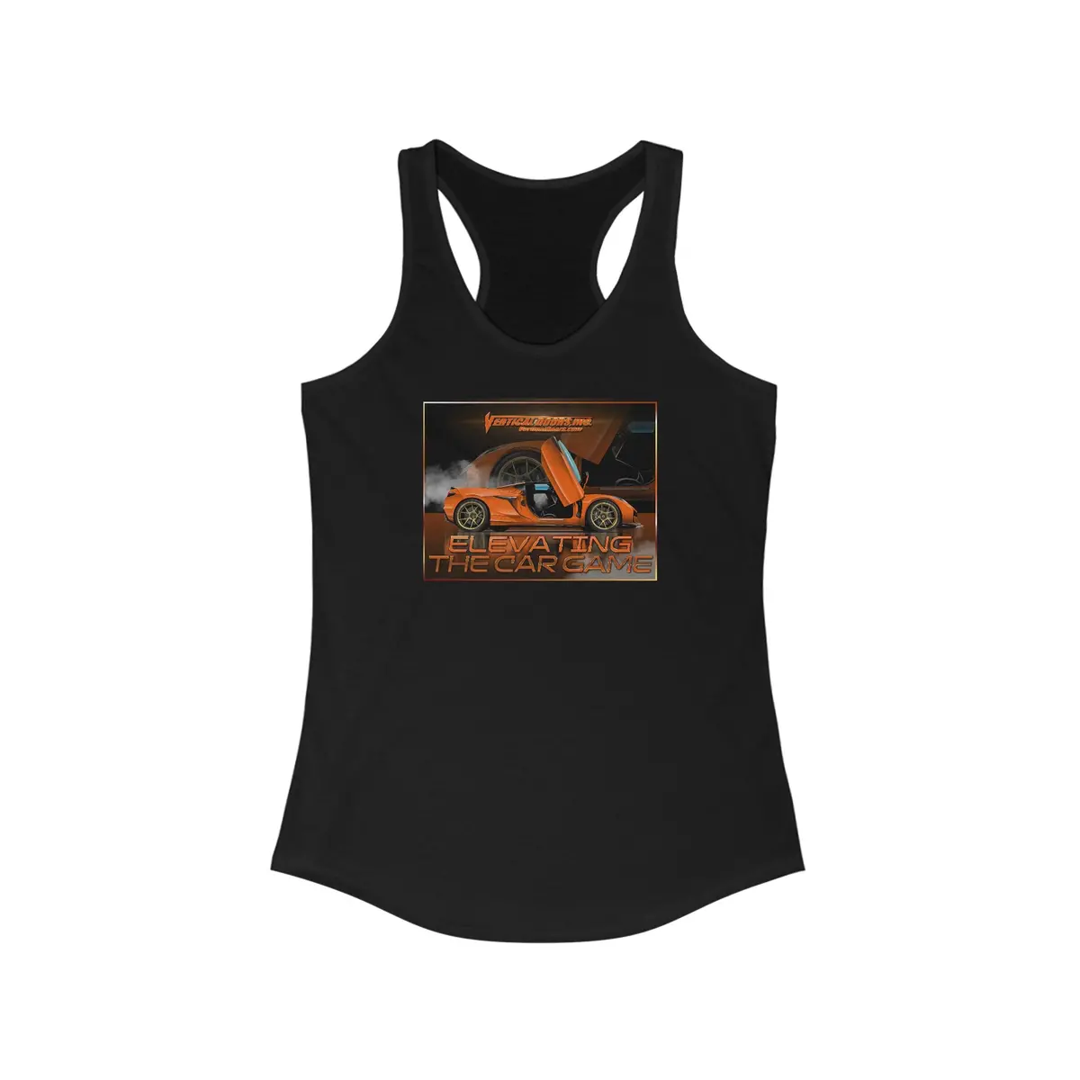 Women's Tank Tops - Chevrolet Corvette C8 Z06 - Elevating The Car Game - Women's Ideal Racerback Tank 1