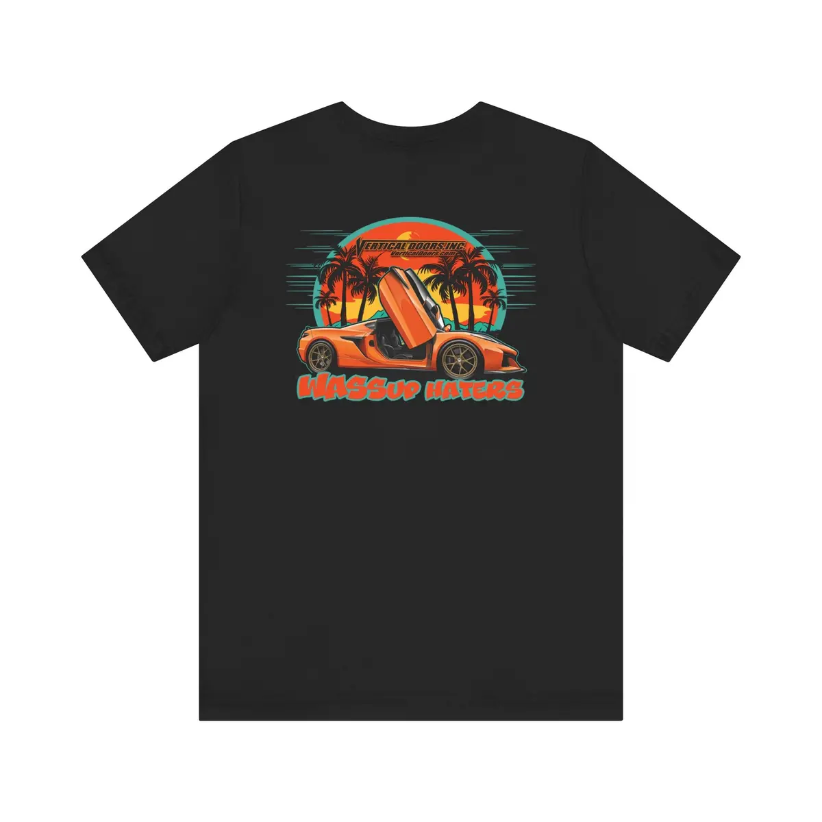 T-Shirt - Chevrolet Corvette C8 Z06 - Wassup Haters - Unisex Jersey Short Sleeve Tee 2