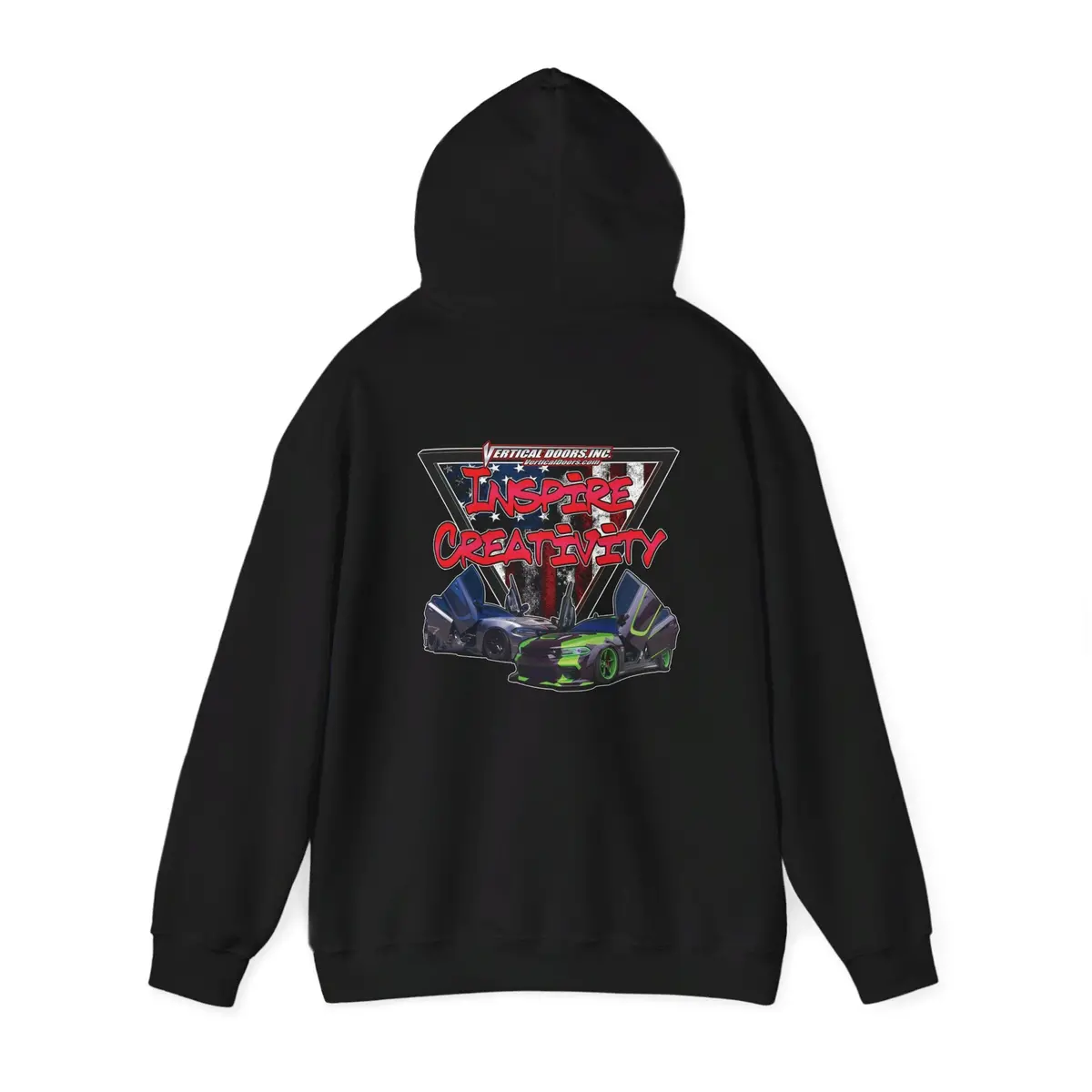 Pullovers - Dodge Charger 392.Harley And Ogjokr392 - Inspire Creativity - Unisex Heavy Blend™ Hooded Sweatshirt 3