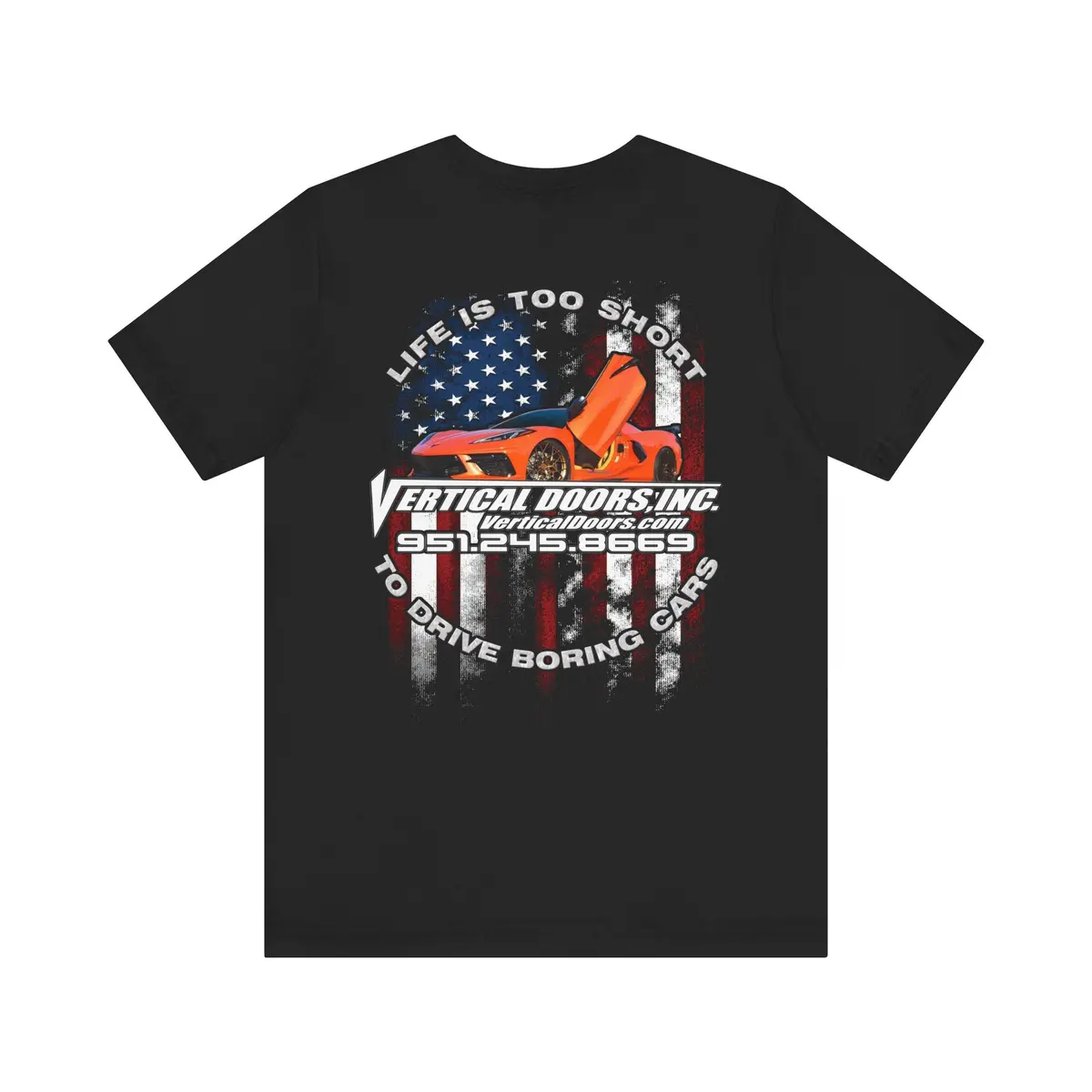 T-Shirt - Chevrolet Corvette C8 Nuhorizon_C8 - Unisex Jersey Short Sleeve Tee 2