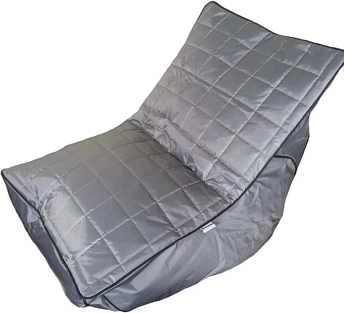 Boscoman - Adult Cory Lounger Beanbag Chair - Grey - Cover Only 1