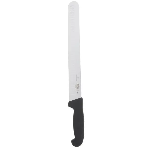 Victorinox 12" Granton Wide Roast Beef Slicer, Black Fibrox Pro Handle 1