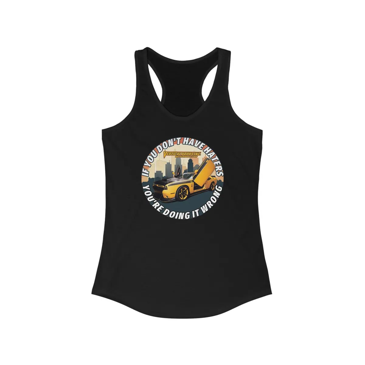 Women's Tank Tops - Dodge Challenger Thebeest392 - Women's Ideal Racerback Tank 1