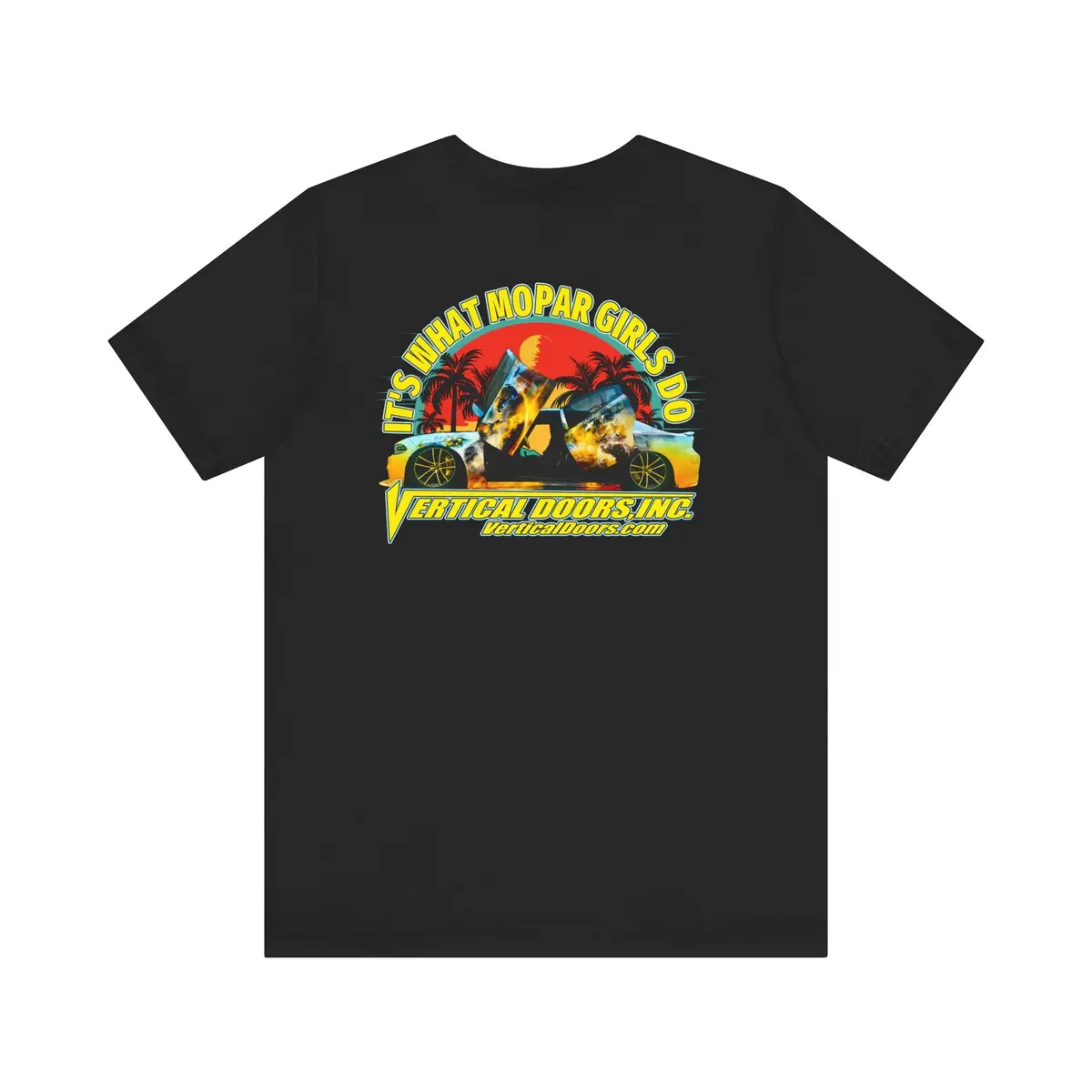 T-Shirt - Dodge Charger Scat_Girl_Roz - Unisex Jersey Short Sleeve Tee 2