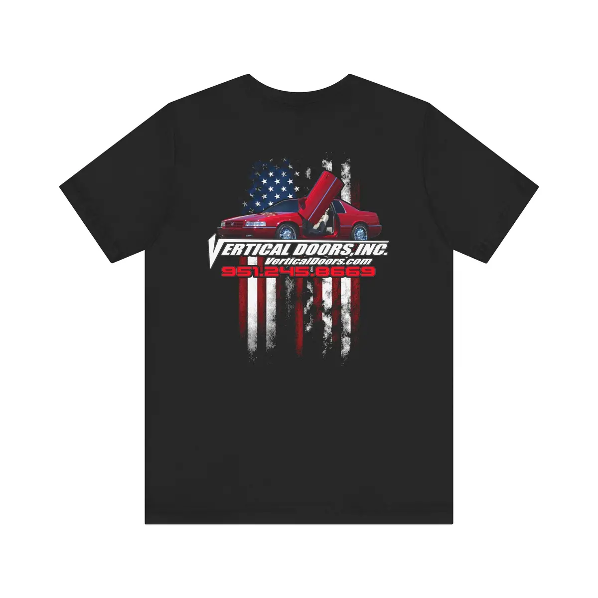 T-Shirt - Cadillac Eldorado Verticalnick - Unisex Jersey Short Sleeve Tee 1
