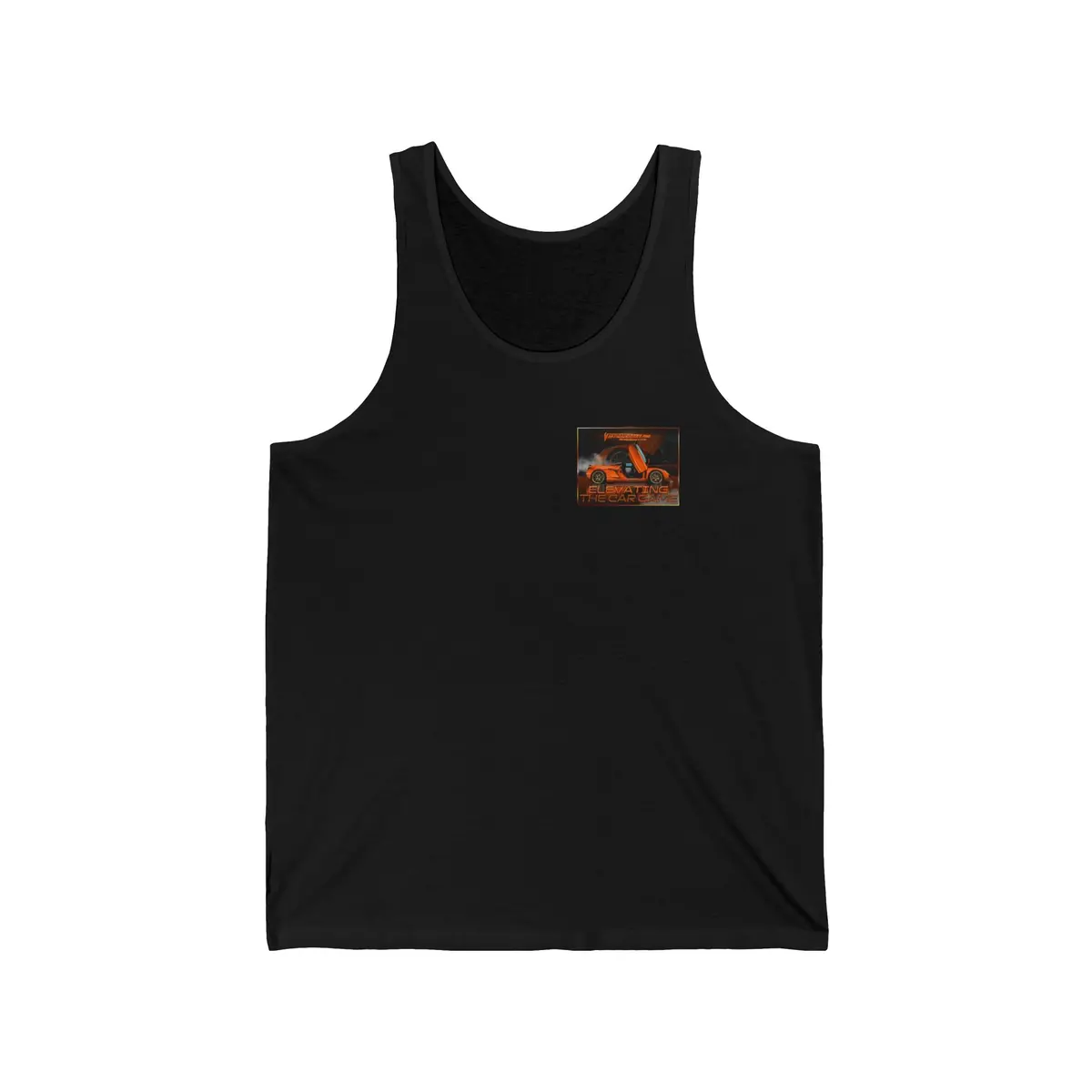 Tank Tops - Chevrolet Corvette C8 Z06 - Elevating The Car Game - Unisex Jersey Tank 2