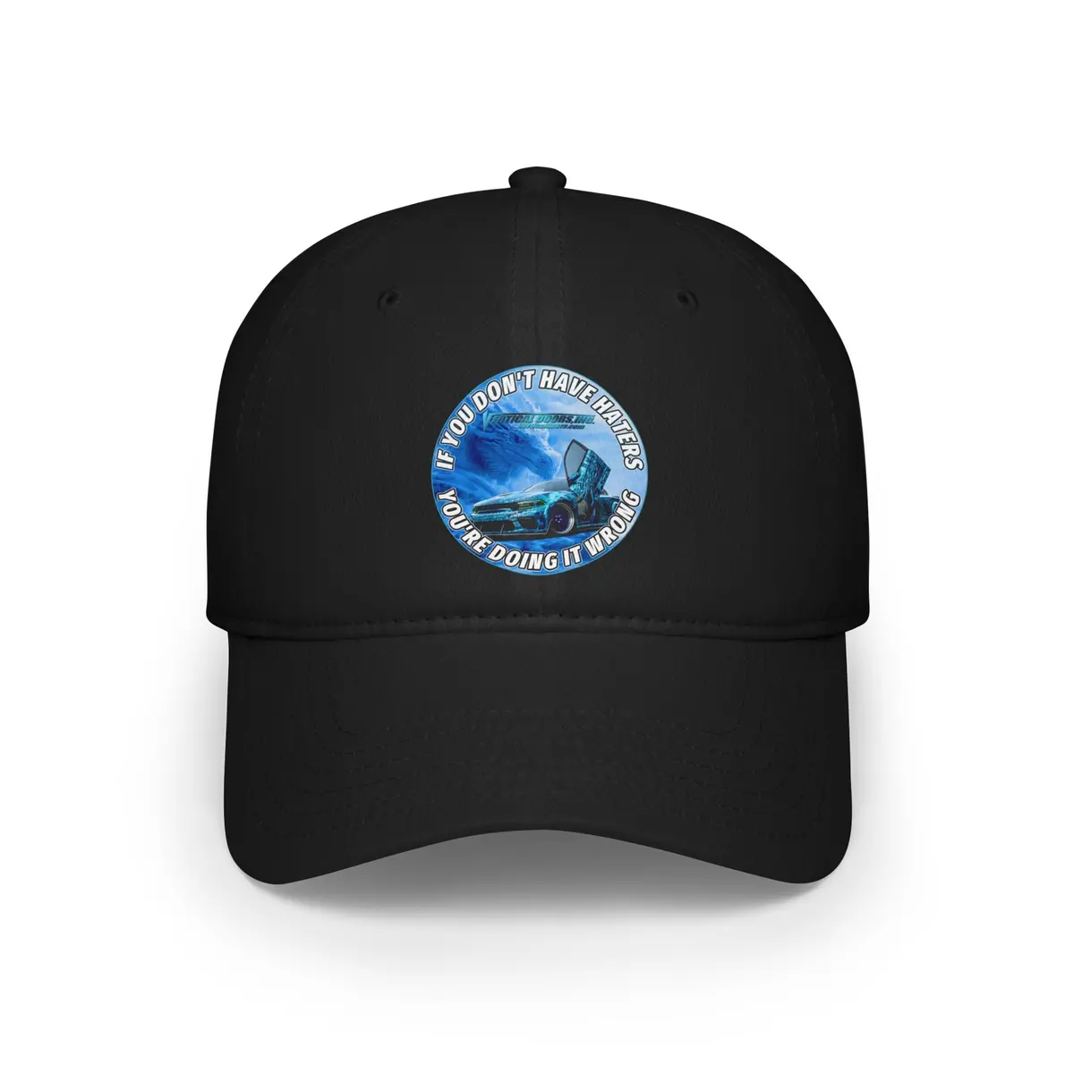 Hats - Dodge Charger Nght_King - If You Don't Have Haters You're Doing It Wrong -Low Profile Baseball Cap 3