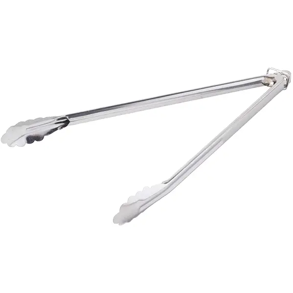 Choice 16" Heavy-Duty Stainless Steel Bbq Tongs 1
