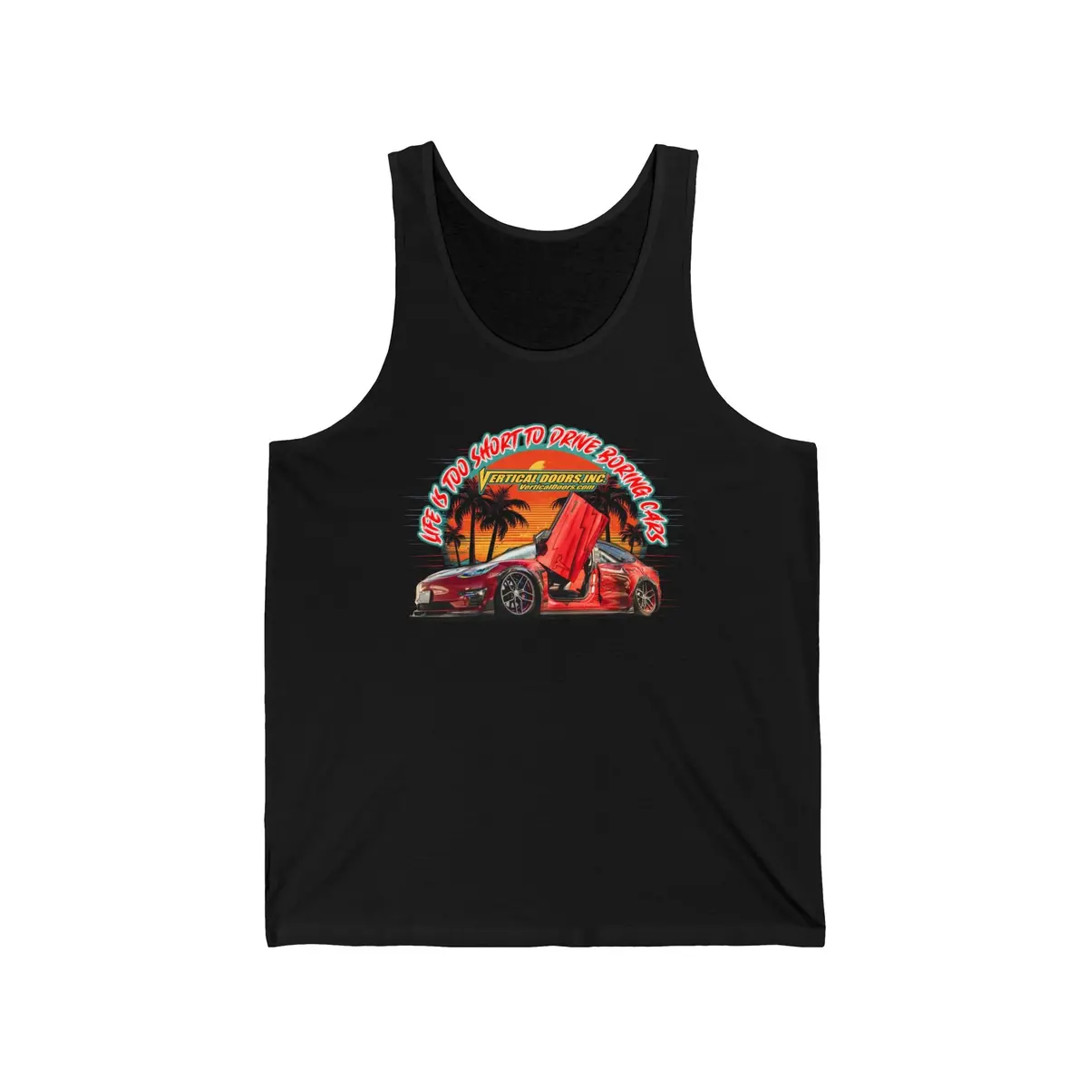 Tank Tops - Tesla Model 3 Tesla_Exllnce - Unisex Jersey Tank 2
