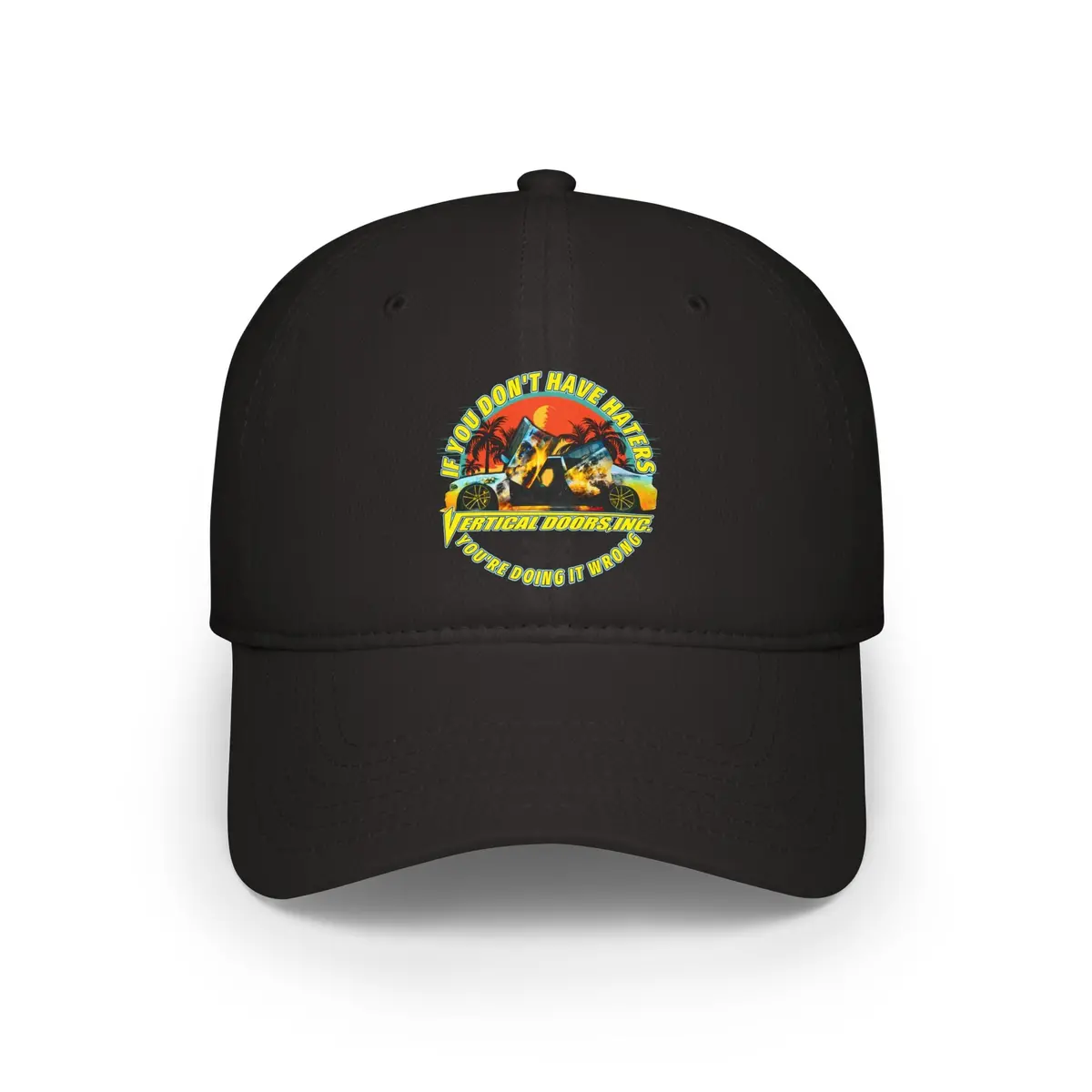 Hats - Dodge Charger Scat_Girl_Roz - If You Don't Have Haters, You're Doing It Wrong - Low Profile Baseball Cap 3