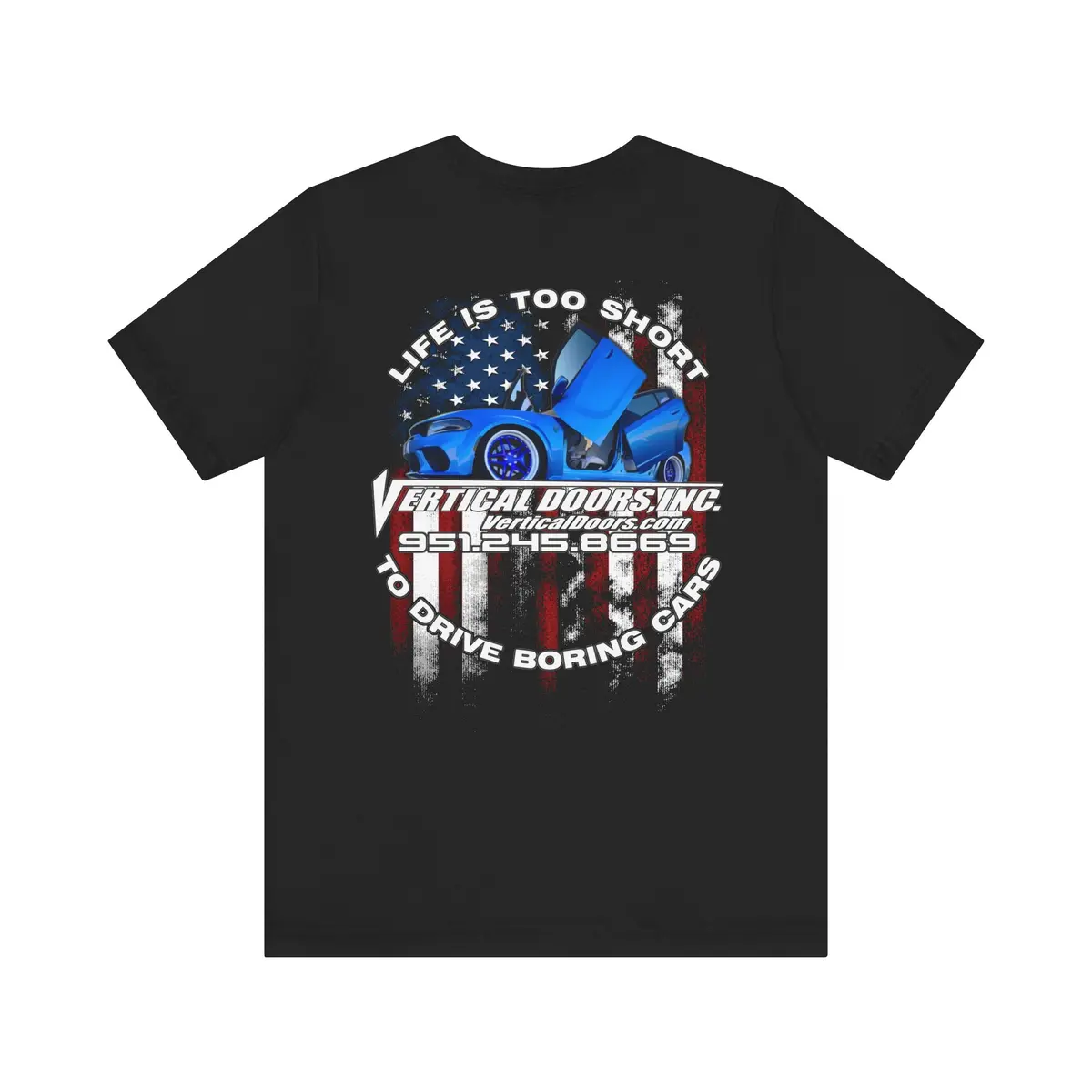 T-Shirt - Dodge Charger Nght_King - Unisex Jersey Short Sleeve Tee 2