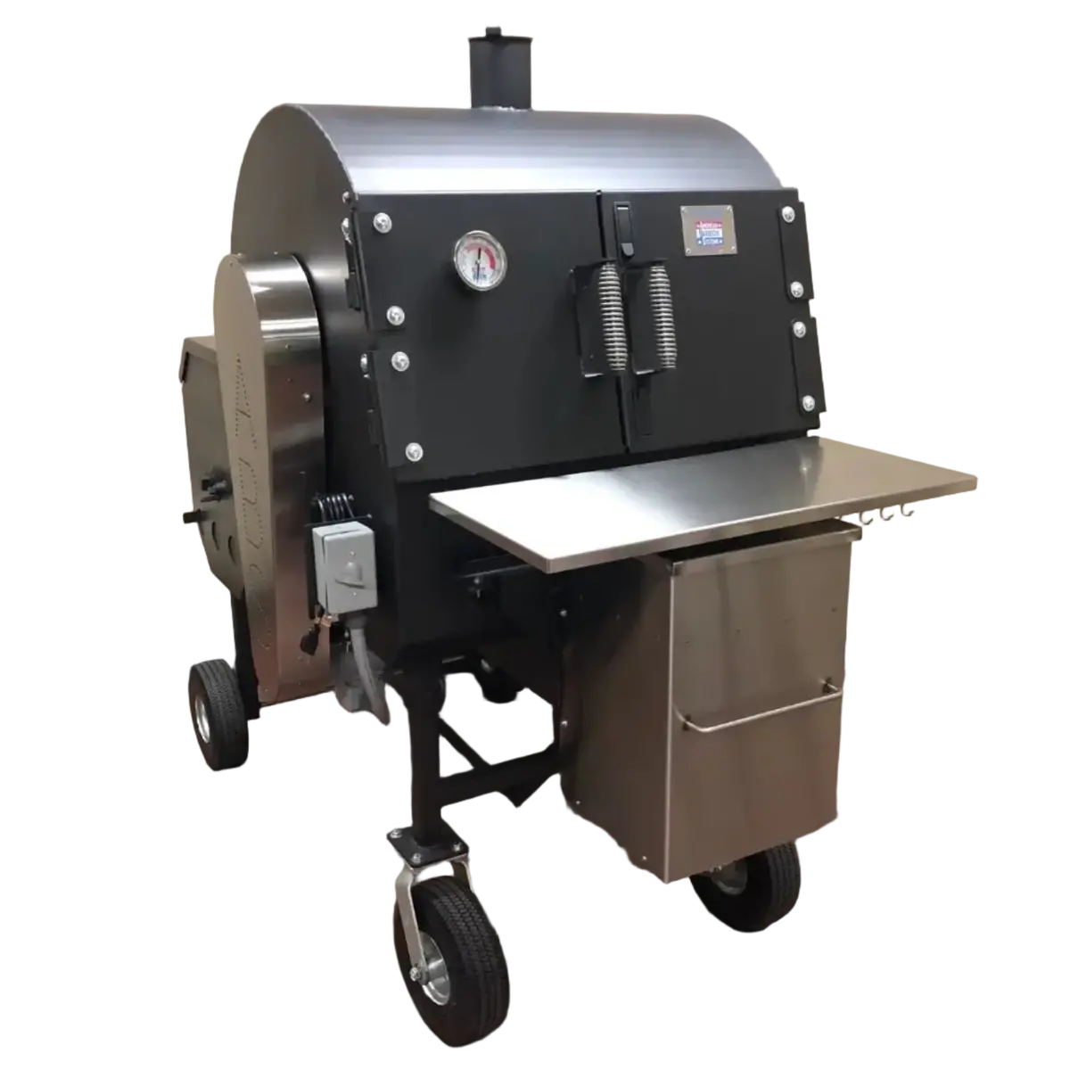 American Barbecue Systems Pit-Boss Smoker W/ Stainless Steel Flat Racks And Pellet System 1