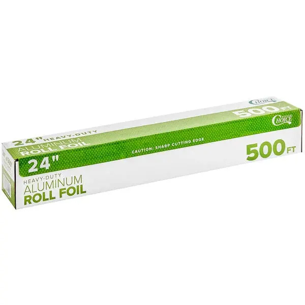 24" X 500' Food Service Heavy-Duty Aluminum Foil Roll 1