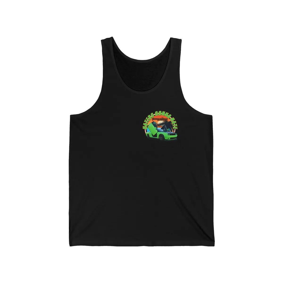 Tank Tops - Dodge Challenger Shamrock_Hemi392 - Unisex Jersey Tank 2