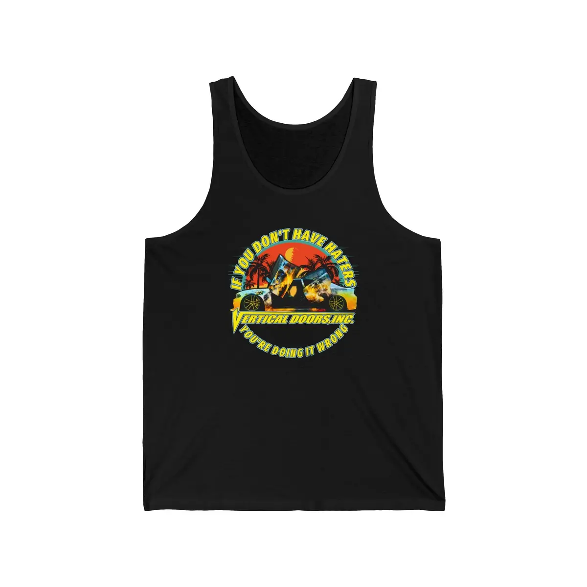 Copy Of Tank Tops - Dodge Charger Scat_Girl_Roz - If You Don't Have Haters, You're Doing It Wrong - Unisex Jersey Tank 2