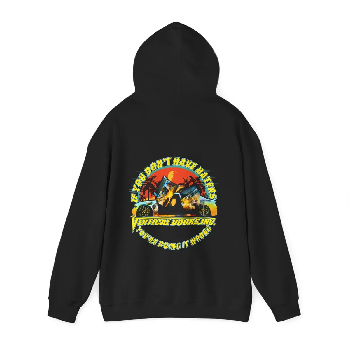 Pullovers - Dodge Charger Scat_Girl_Roz - If You Don't Have Haters, You're Doing It Wrong - Unisex Heavy Blend™ Hooded Sweatshirt 3