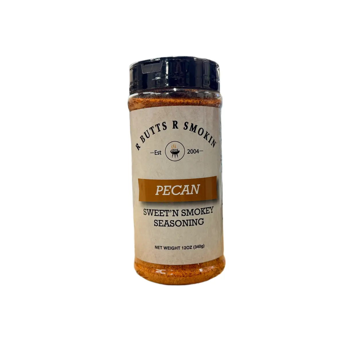 R Butts R Smokin Sweet'n Smokey Pecan Rub Championship Bbq Seasoning 1