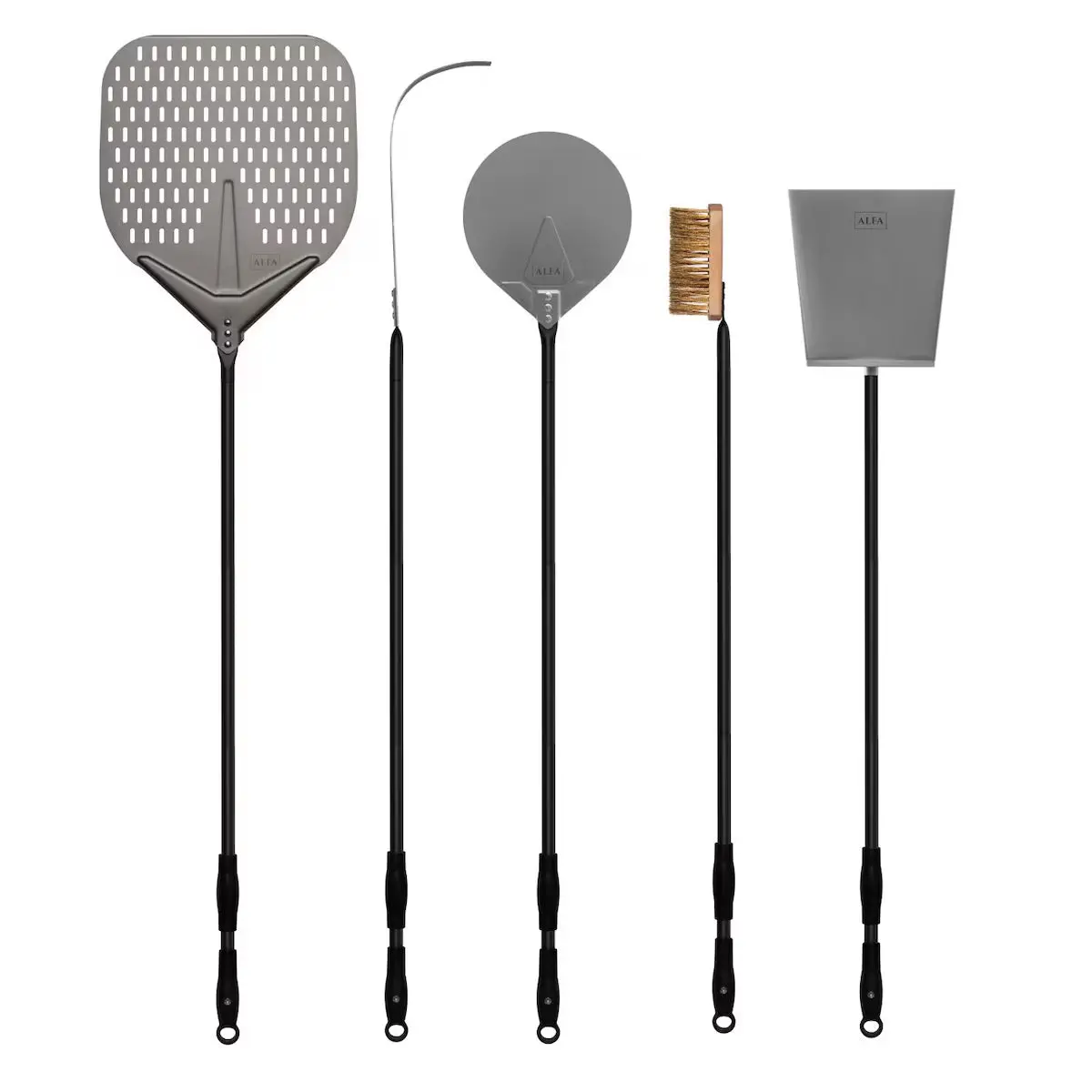 Alfa 48" 5 Piece Peel Set, Black 1