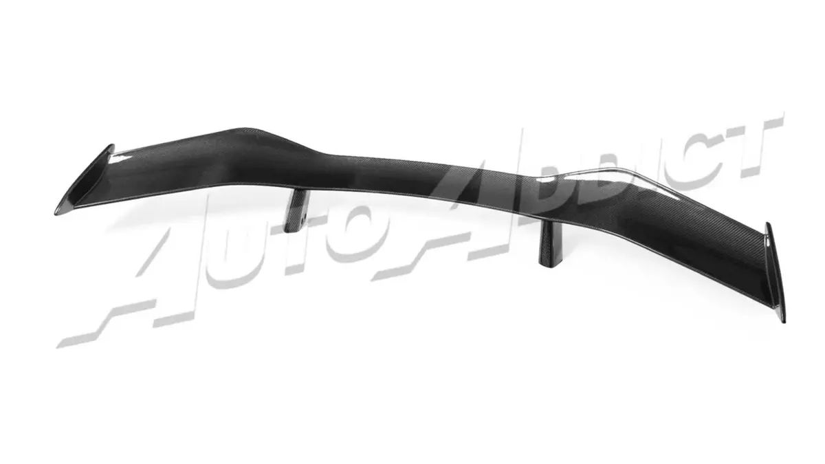2023-2026 C8 Corvette Z06/E-Ray Z07 Carbon Fiber Rear High Spoiler W/ Integrated Upriser 1Pc 1