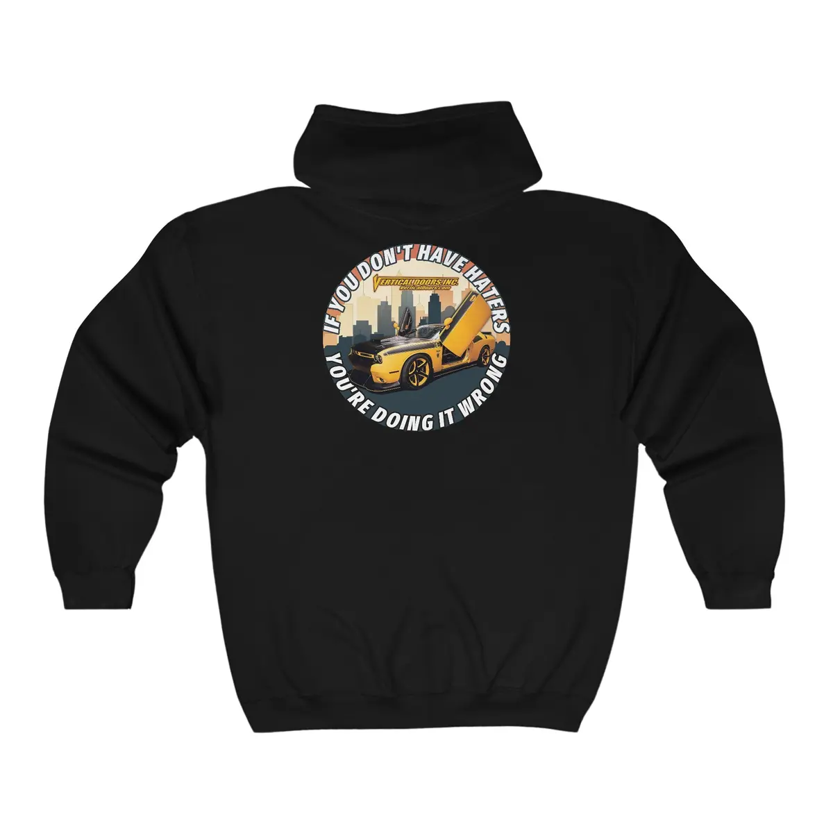 Zip Up Hoodies - Dodge Challenger Thebeest392 - Unisex Heavy Blend™ Full Zip Hooded Sweatshirt 2