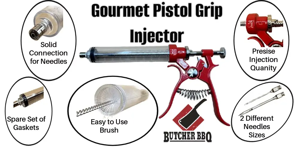 Butcher Bbq Pistol Grip Injector 1