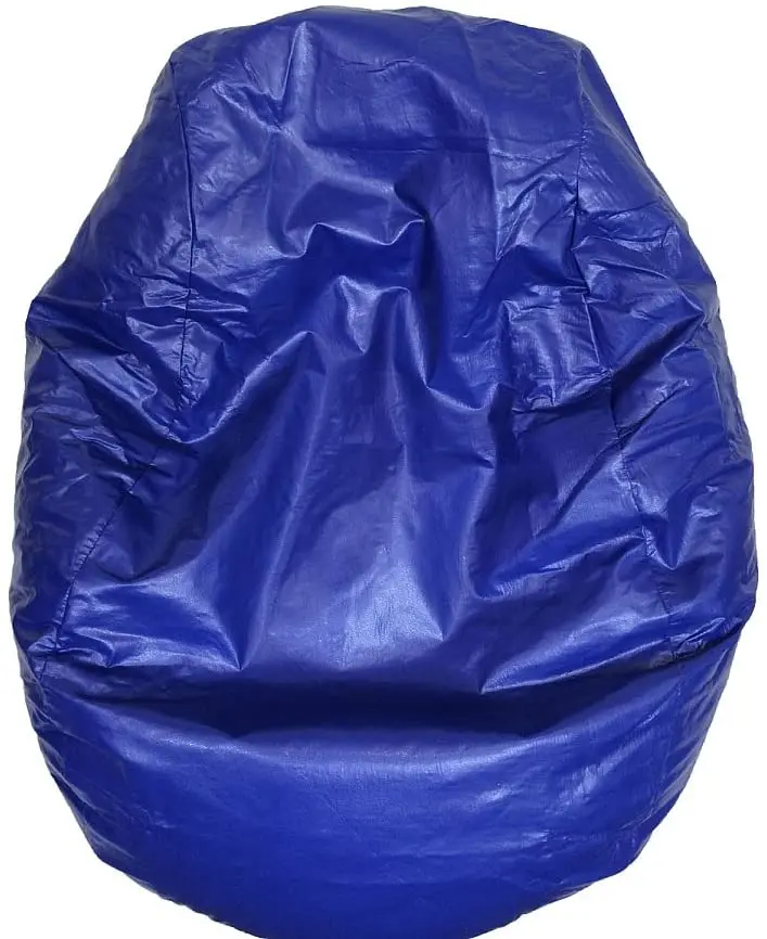 Boscoman - Adult Fun Teardrop Vinyl Beanbag Chair - Blue - Cover Only 1