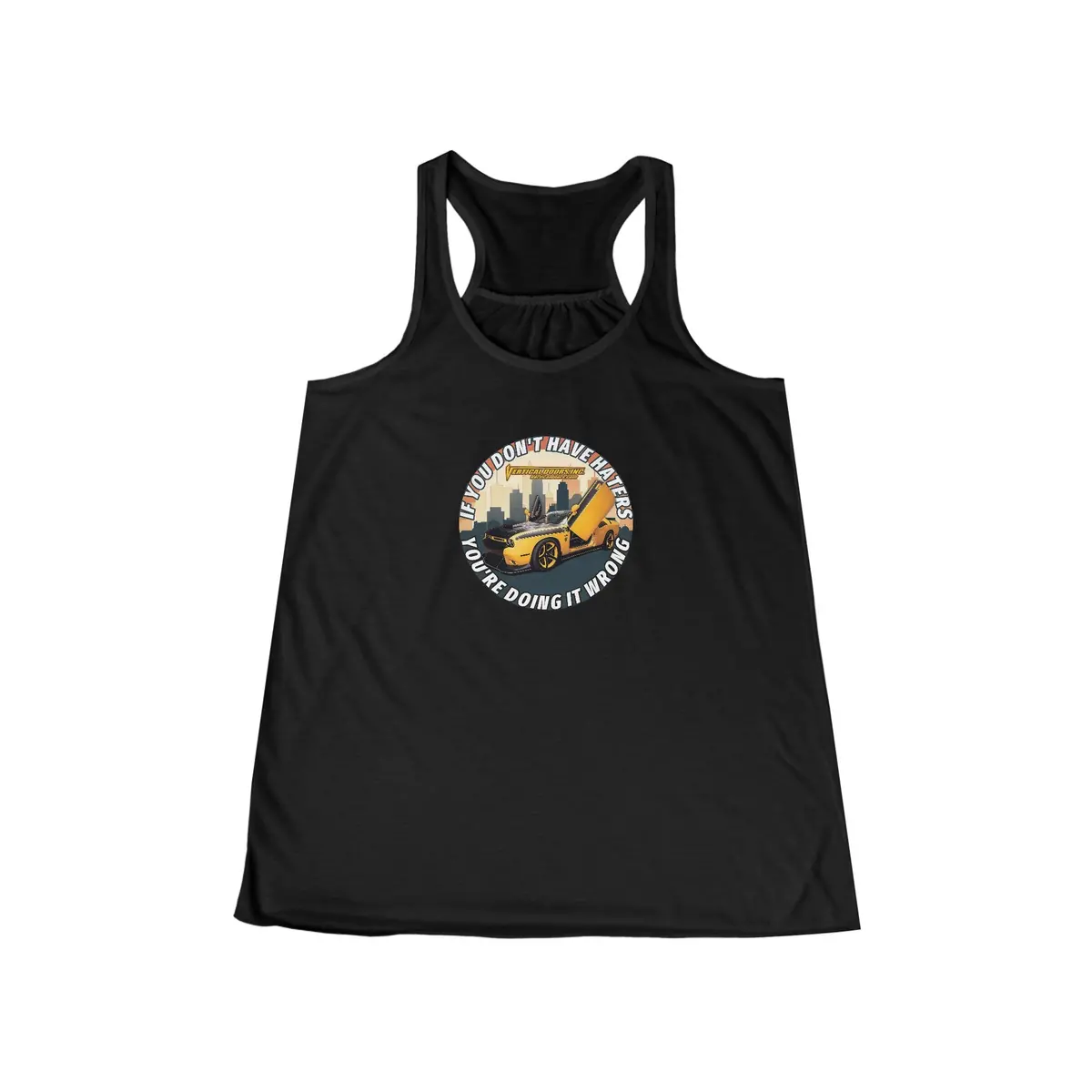 Women's Tank Tops - Dodge Challenger Thebeest392 - Women's Flowy Racerback Tank 1
