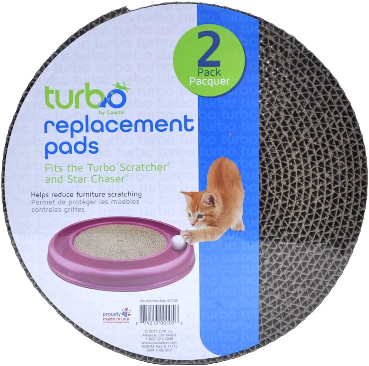 Bergan Turbo Scratcher Replacement Pads, 1