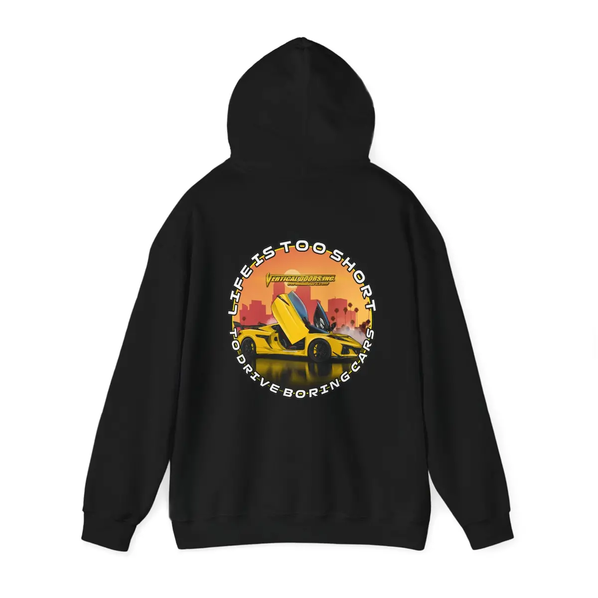 Pullovers - Chevrolet Corvette C8 Z06 - Wassup Haters  - Unisex Heavy Blend™ Hooded Sweatshirt 3