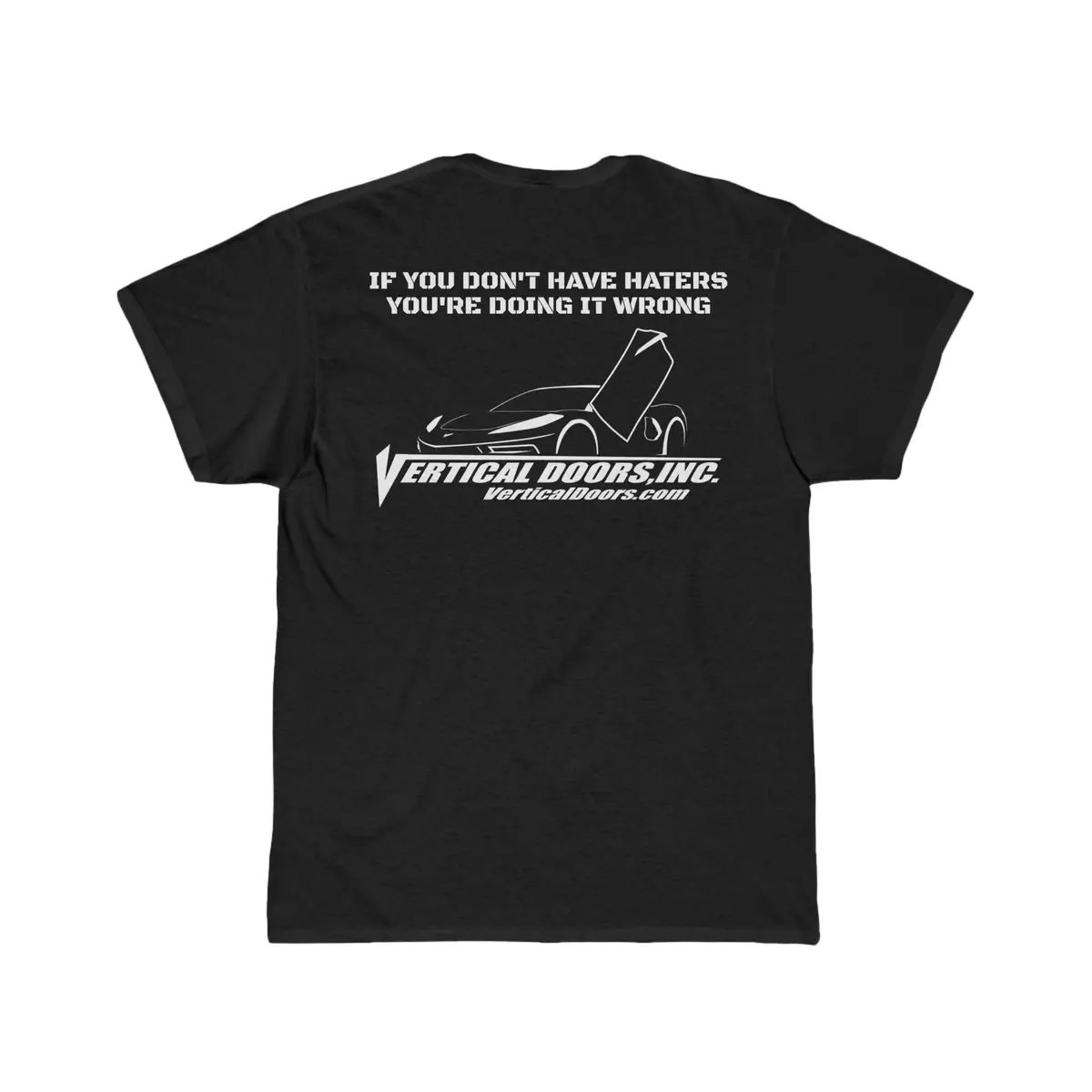 T-Shirt - Haters 1 - Unisex Jersey Short Sleeve Tee Men's Short Sleeve Tee 3