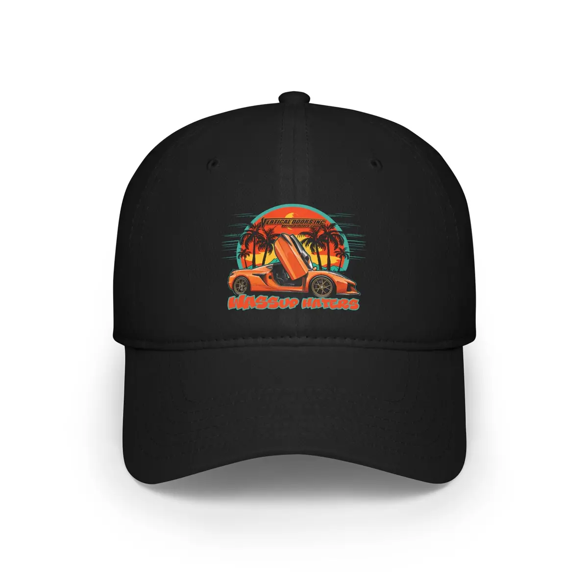 Hats - Chevrolet Corvette C8 Z06 - Wassup Haters  - Low Profile Baseball Cap 3