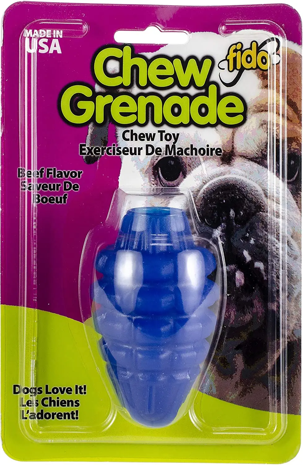 Fido Chew Grenade Small Dog Toy (2 Pack) 1