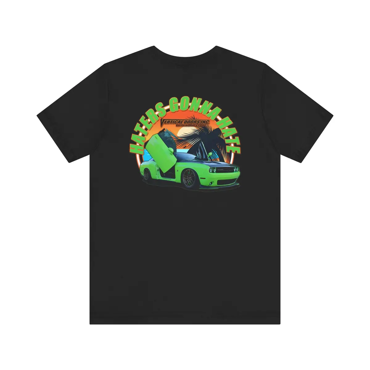 T-Shirt - Dodge Challenger Shamrock_Hemi392 - Unisex Jersey Short Sleeve Tee 2