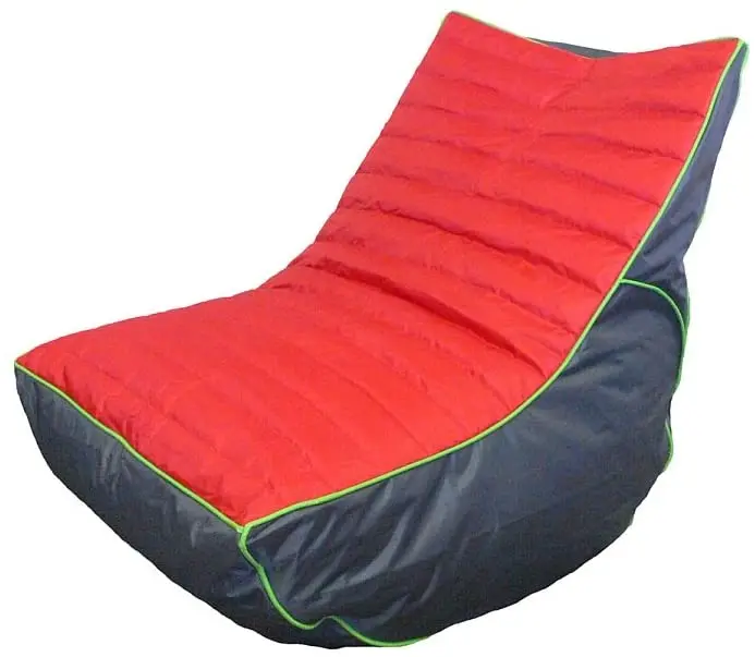 Boscoman - Adult Cory Lounger Beanbag - Red/Anthracite - Cover Only 1