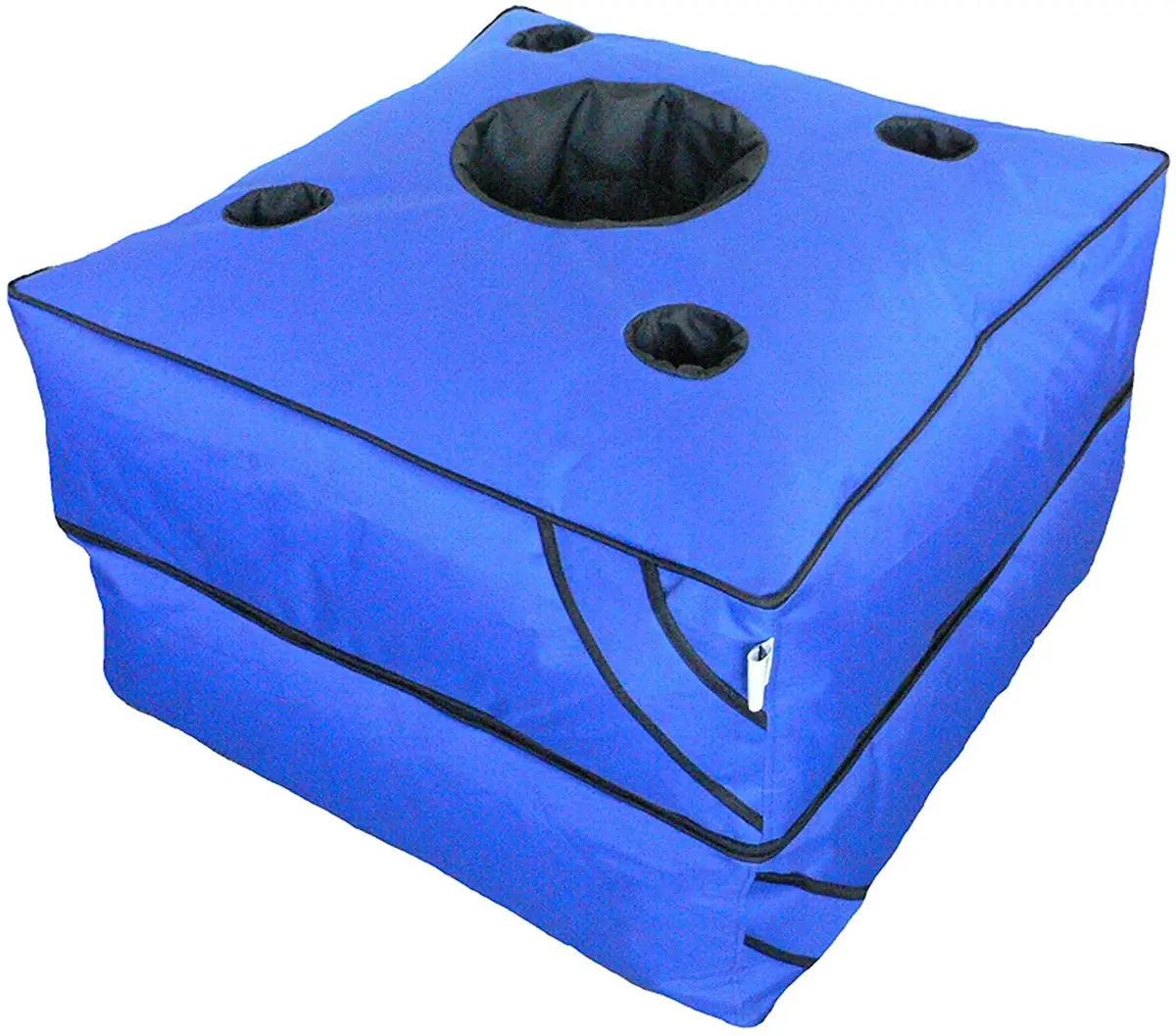 Boscoman - Jumbo Napa Outdoor Ottoman W/Cup & Bottle Holder - (Mix Colors) Pickup Only 1