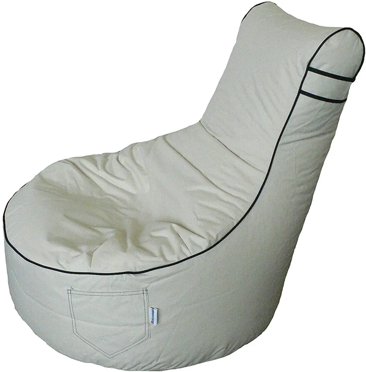 Boscoman - Jumbo Fresno Outdoor Lounger With Storage Pocket - Beige - Cover Only 1
