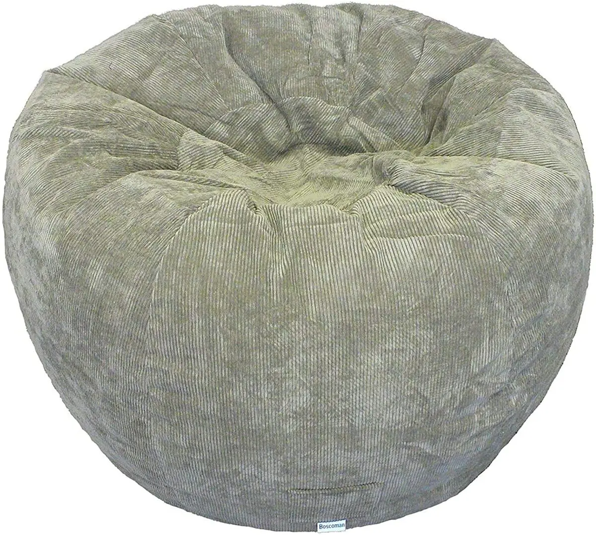 Boscoman - Jumbo Corduroy Round Beanbag Chair - Oregano - Cover Only 1
