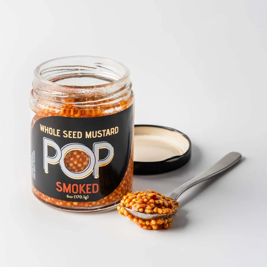 Pop Mustards Smoked Whole Seed Mustard 1