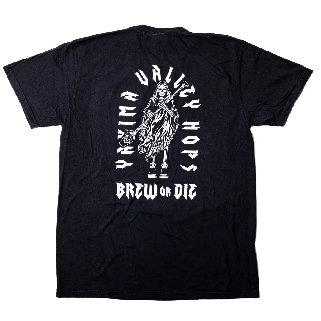 Brew Or Die Pocket T-Shirt 1