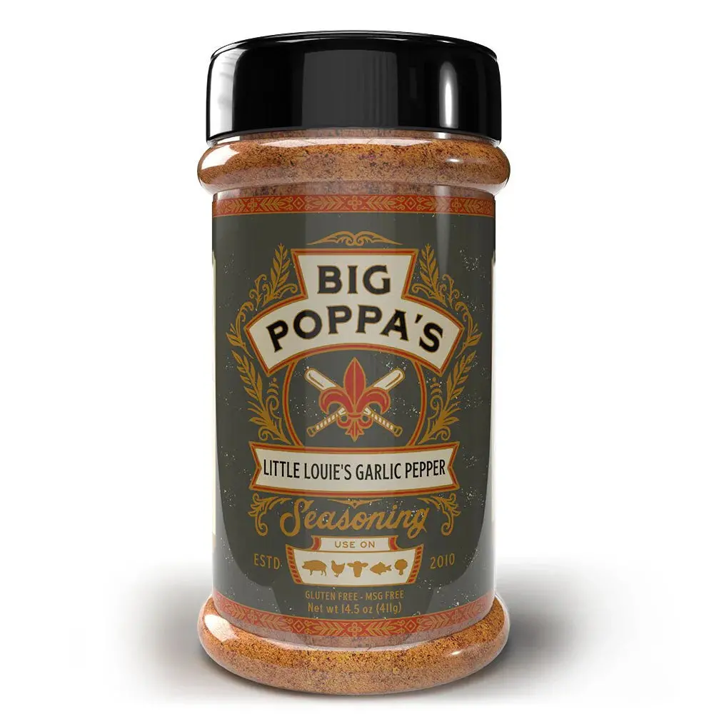Big Poppa Smokers Little Louie's Garlic Pepper Seasoning 1
