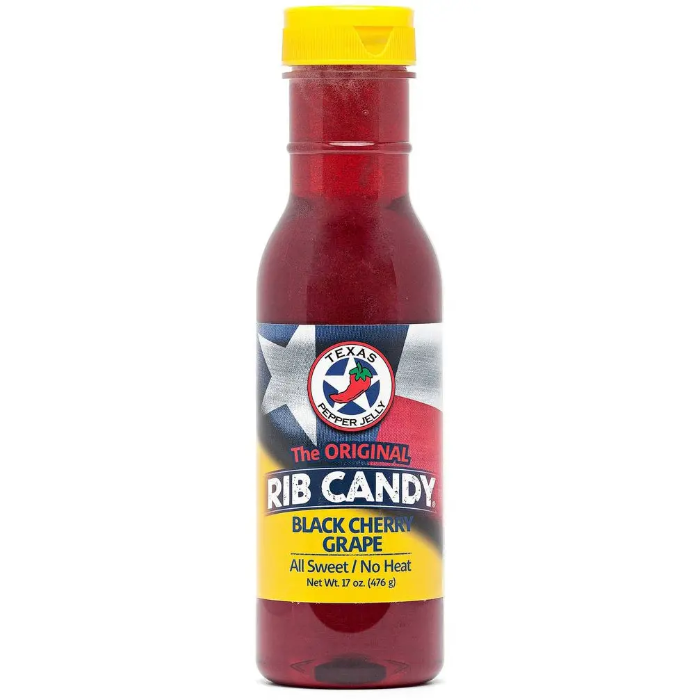 Texas Pepper Jelly Black Cherry Grape Sweet Rib Candy 1
