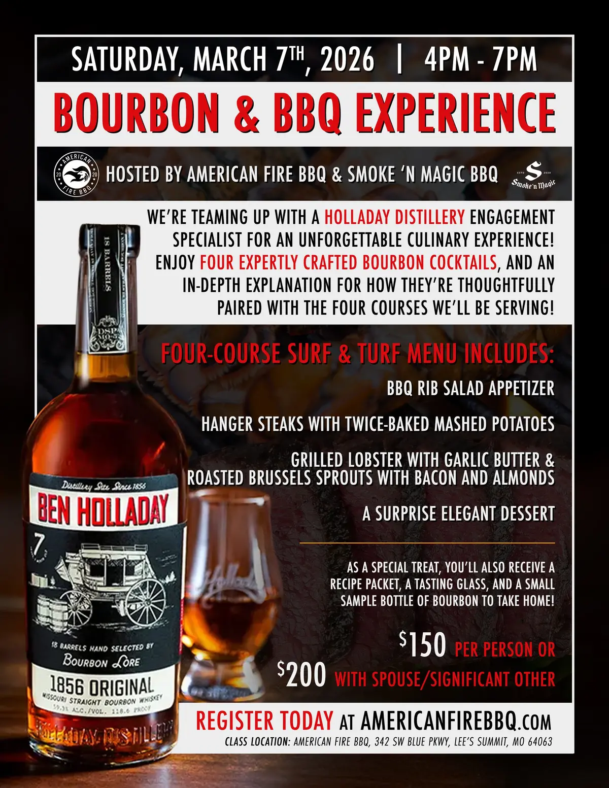 Bourbon & Bbq Experience Cooking Class 1