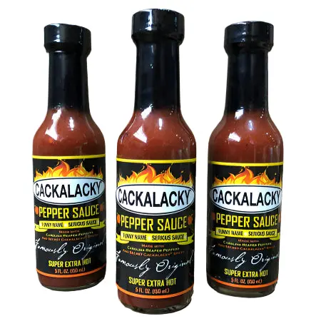 Cackalacky® Super Extra Hot Pepper Hot Sauce 1