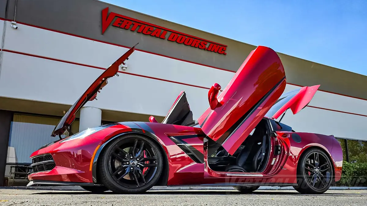 Vertical Doors Kit Compatible Chevrolet Corvette C7 2014-2019 1