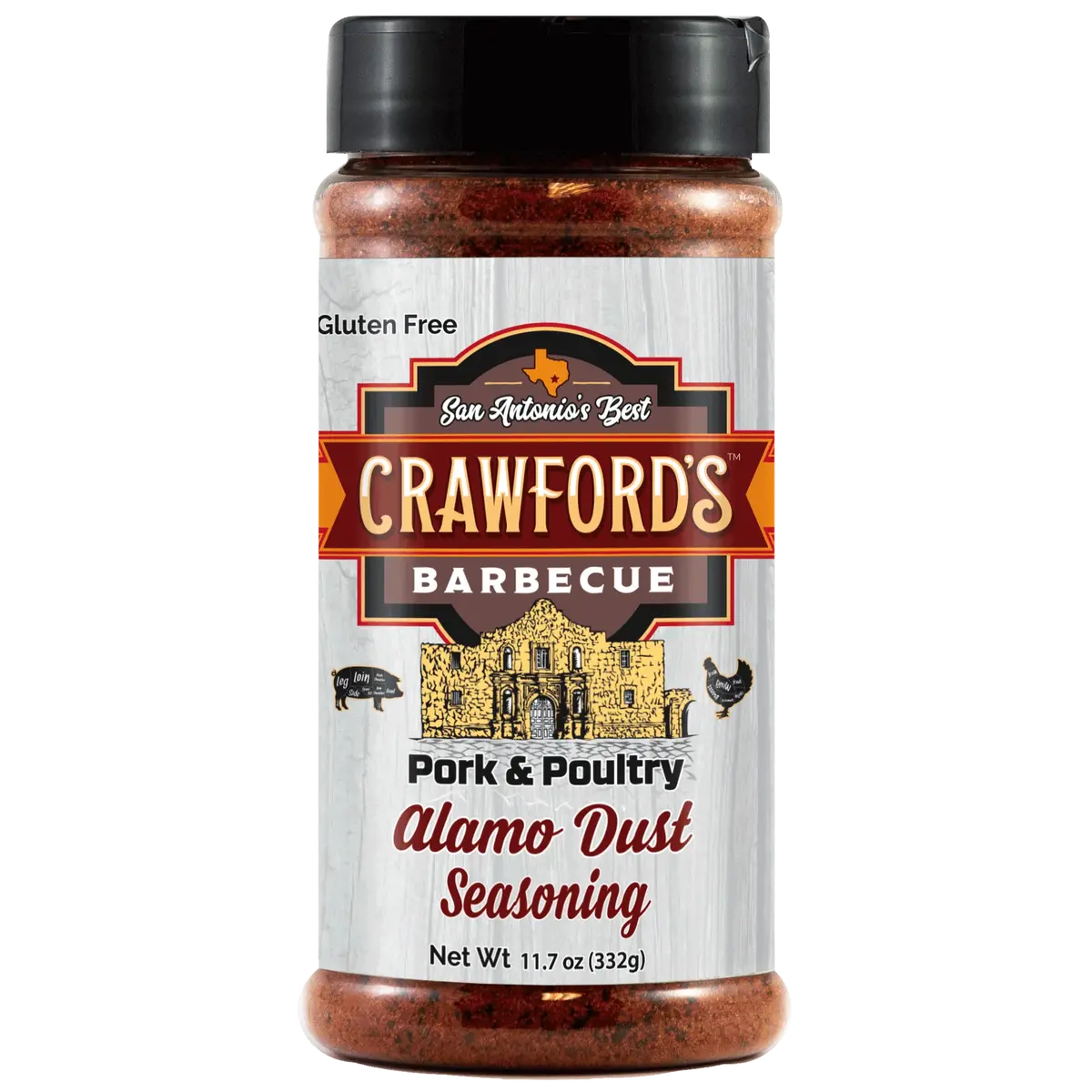 Crawford's Barbeque Alamo Dust Rub 1