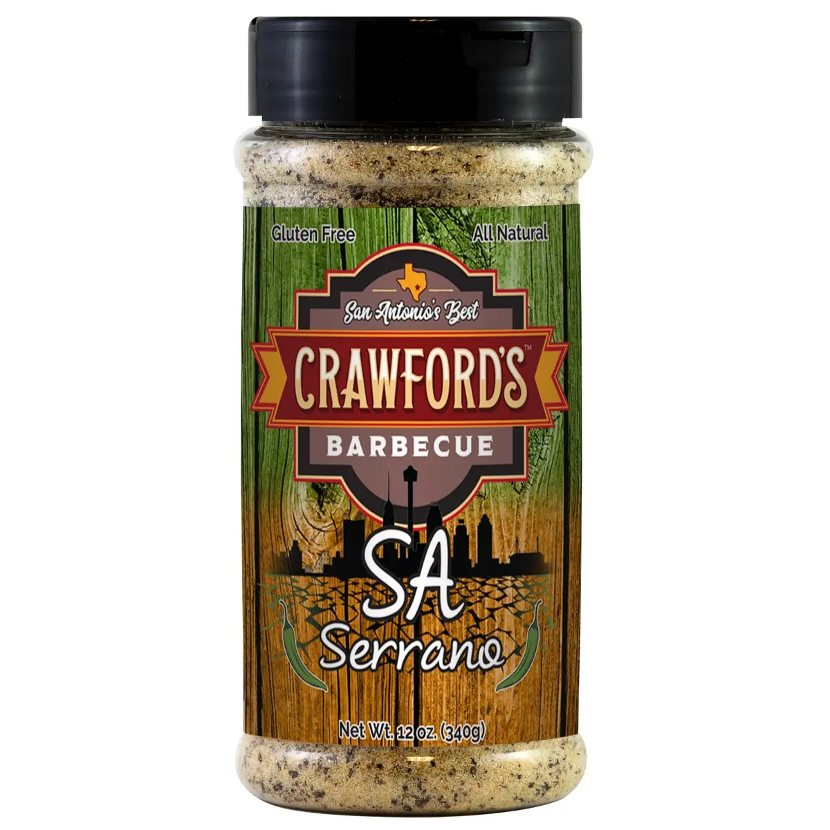 Crawford's Barbeque Sa Serrano Rub 1