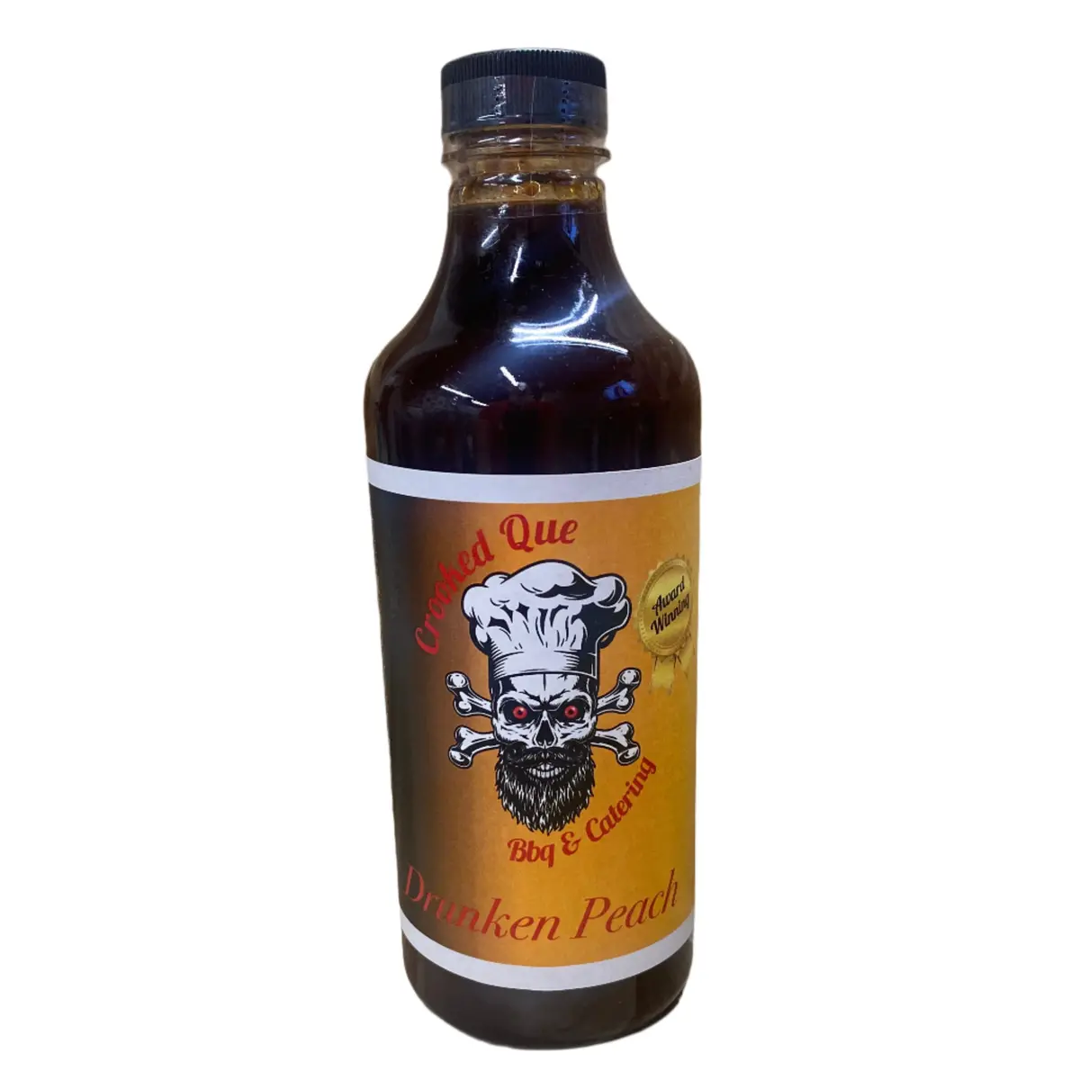 Crooked Que Drunken Peach Sauce 1